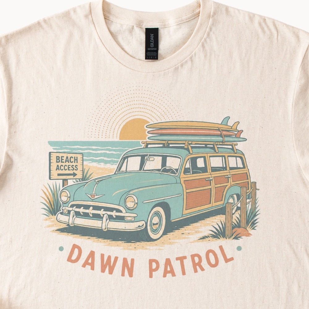 Beach Access Dawn Patrol Vintage Style Shirt